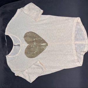 Womens heart sweater!
